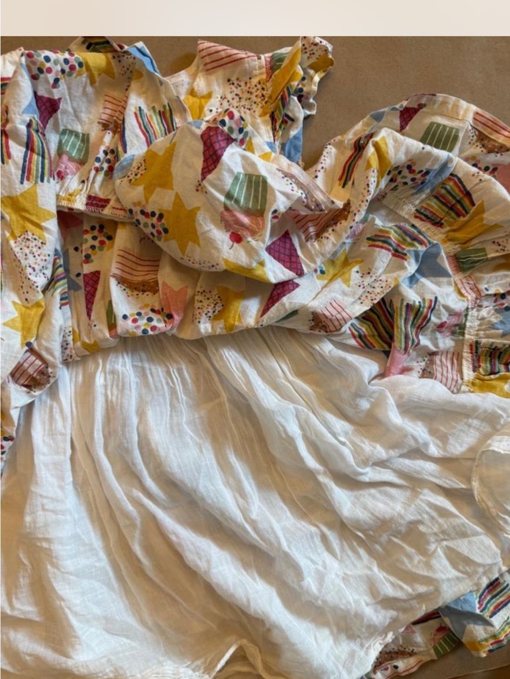 Pink Chicken Girls Birthday Cake Cupcake Party Dress Size 6Y - Picture 4 of 9